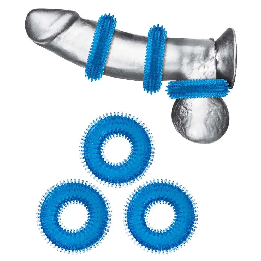 3-Pack Ultra-Stim Stretch Cock Rings