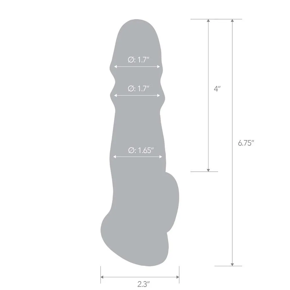 6.75" Girthy Penis Enhancing Sleeve Extension