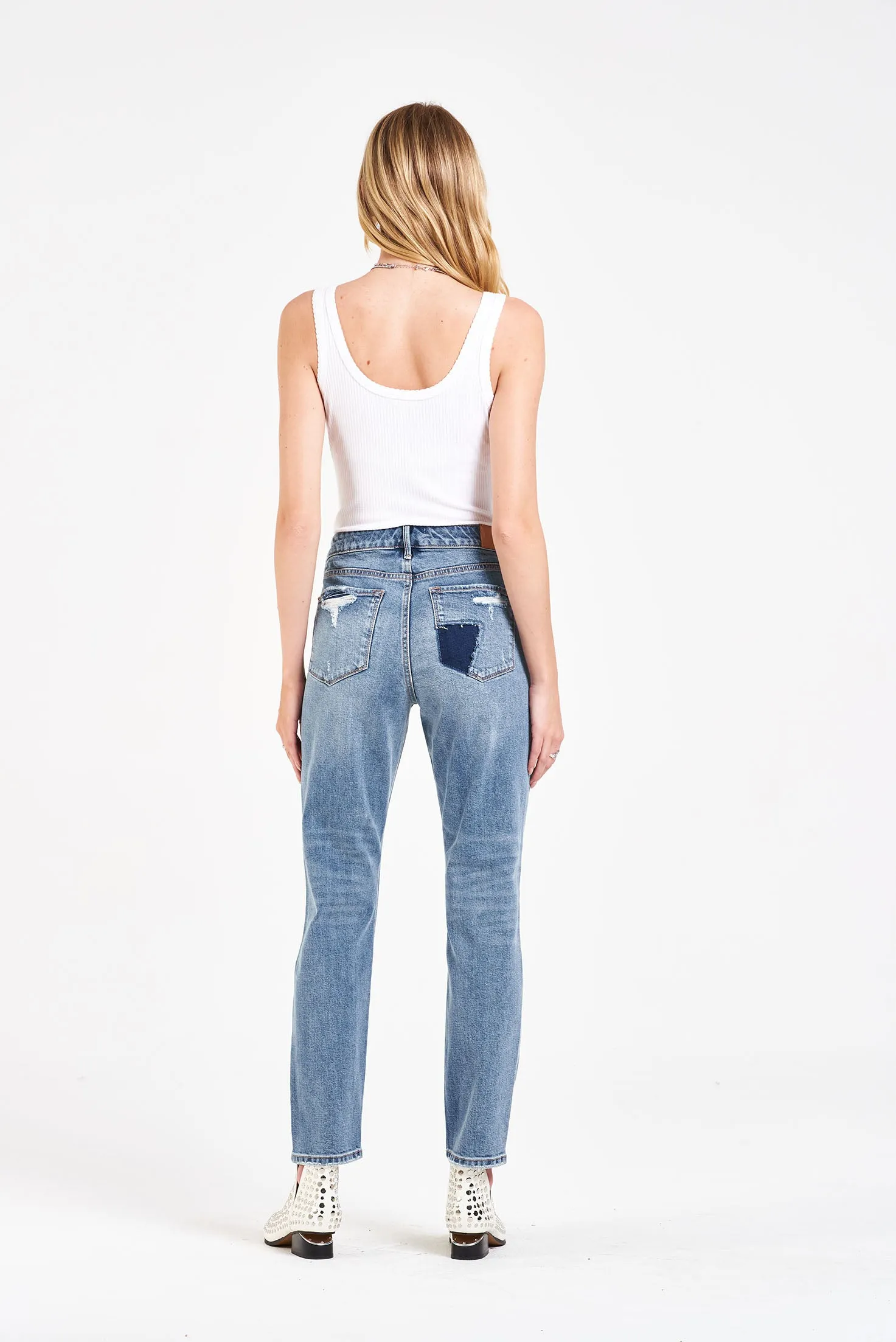 AIDEN HIGH RISE GIRLFRIEND JEANS AMBASSADOR