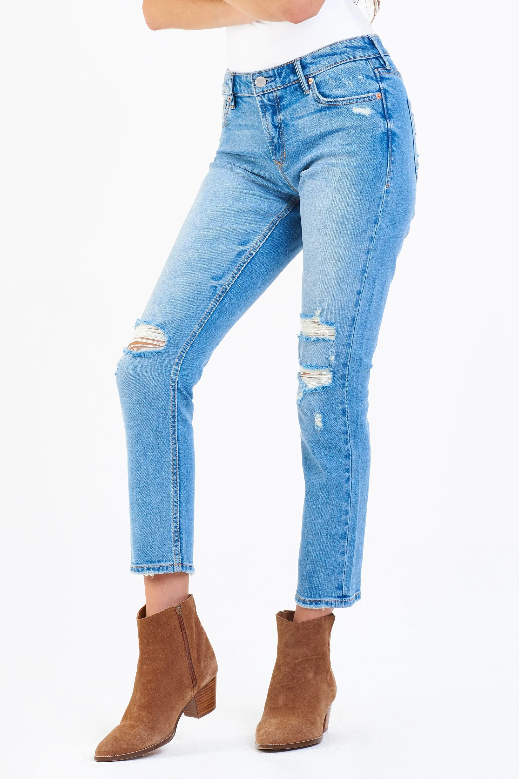 AIDEN HIGH RISE GIRLFRIEND JEANS PALM SPRINGS