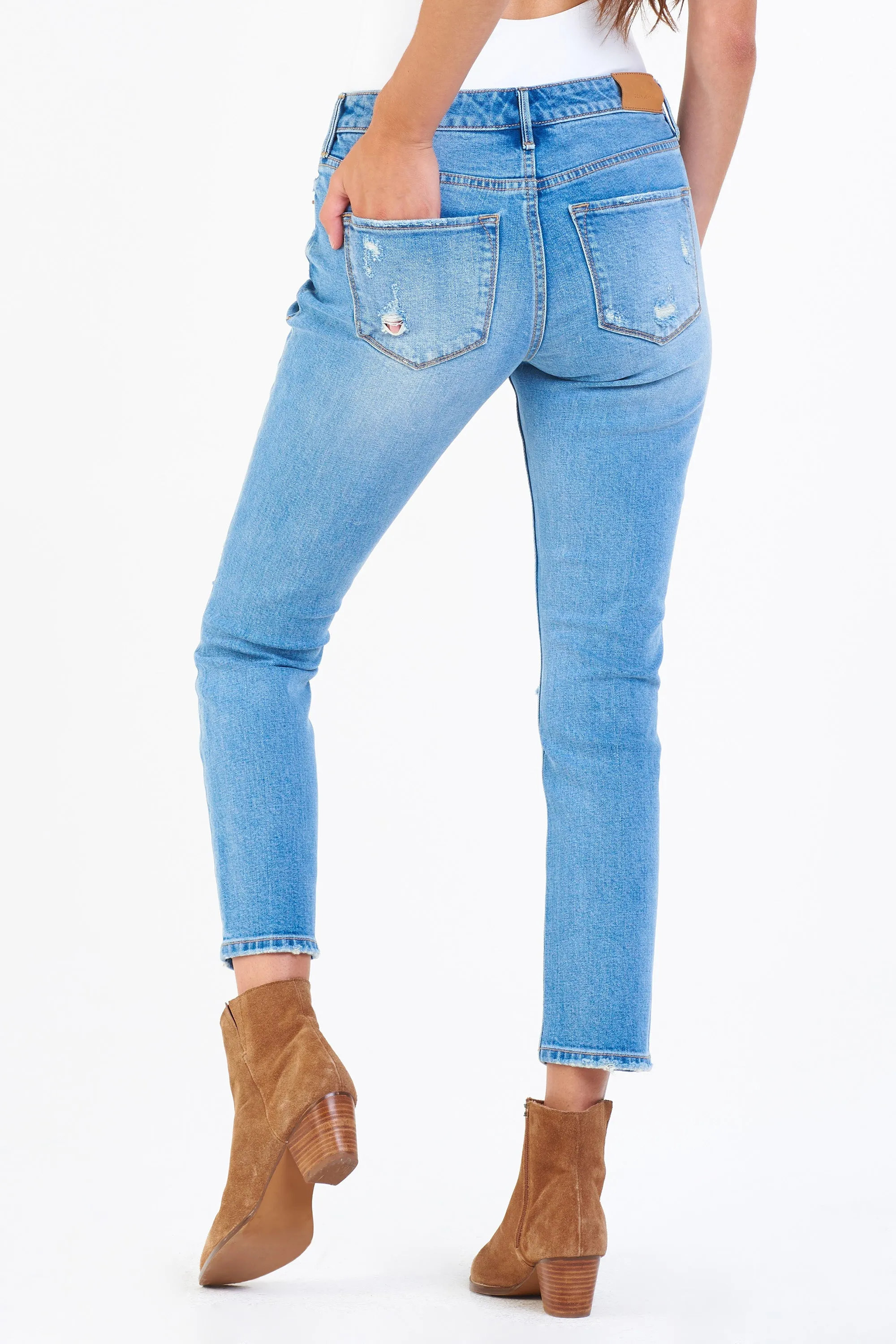 AIDEN HIGH RISE GIRLFRIEND JEANS PALM SPRINGS