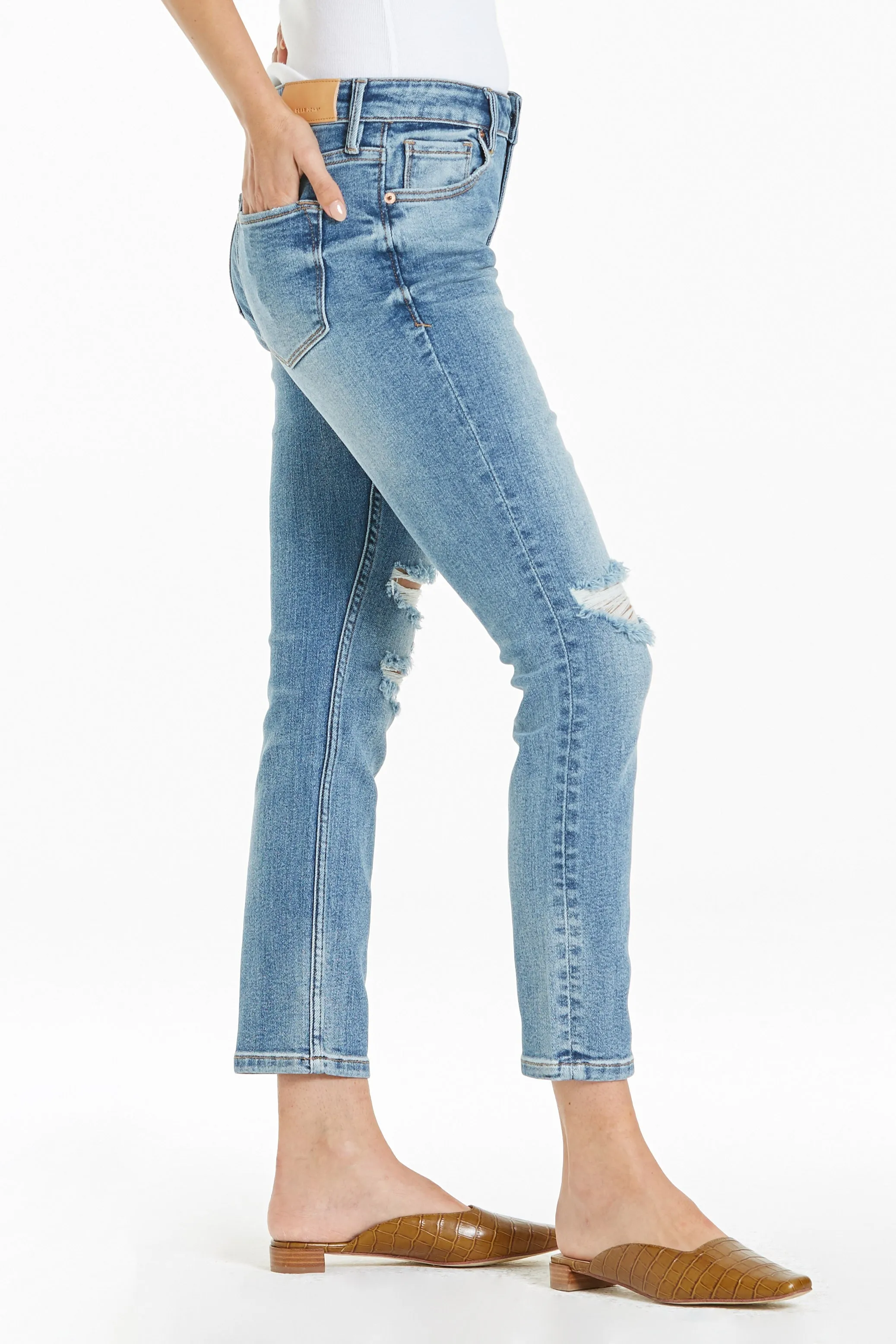 AIDEN HIGH RISE GIRLFRIEND JEANS SANDBRIDGE