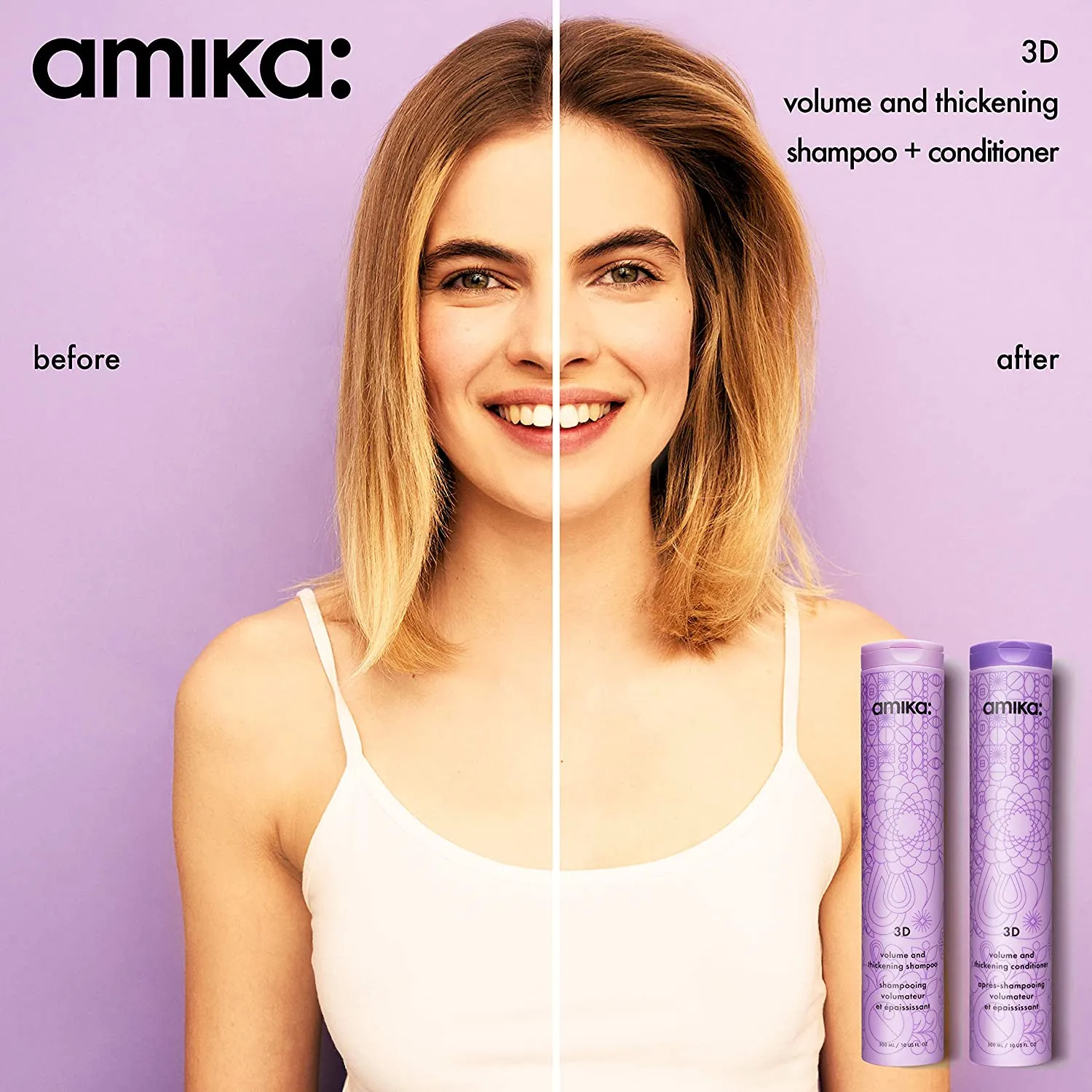 Amika 3D Volume   Thickening Conditioner