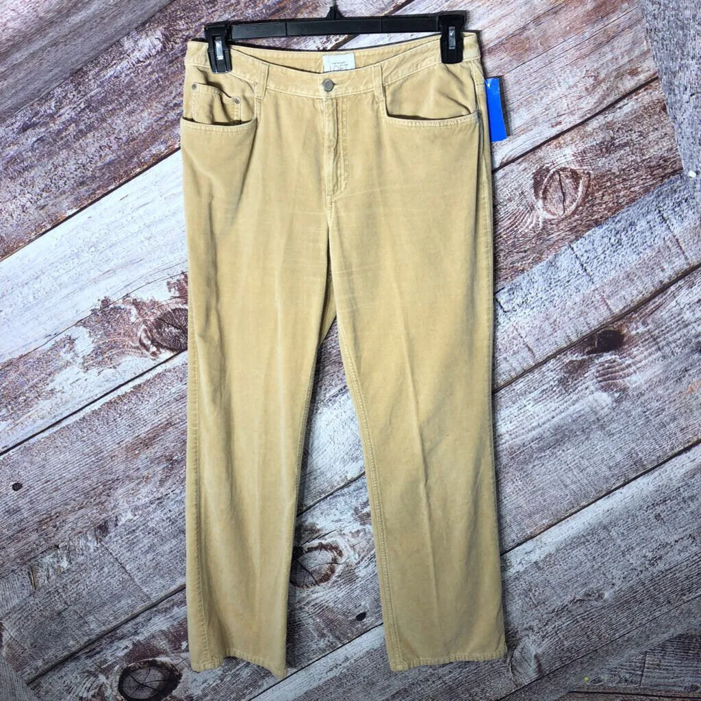 ANN TAYLOR LOFT TAN FELT JEAN SZ 8 TCC