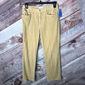 ANN TAYLOR LOFT TAN FELT JEAN SZ 8 TCC