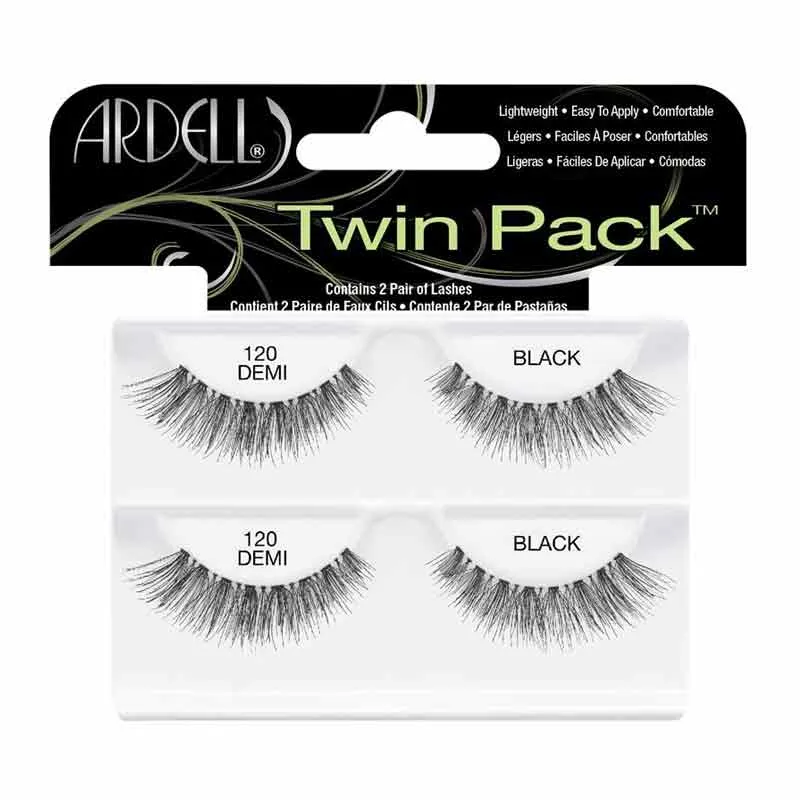 Ardell 120 Demi Lashes Black Twin Pack