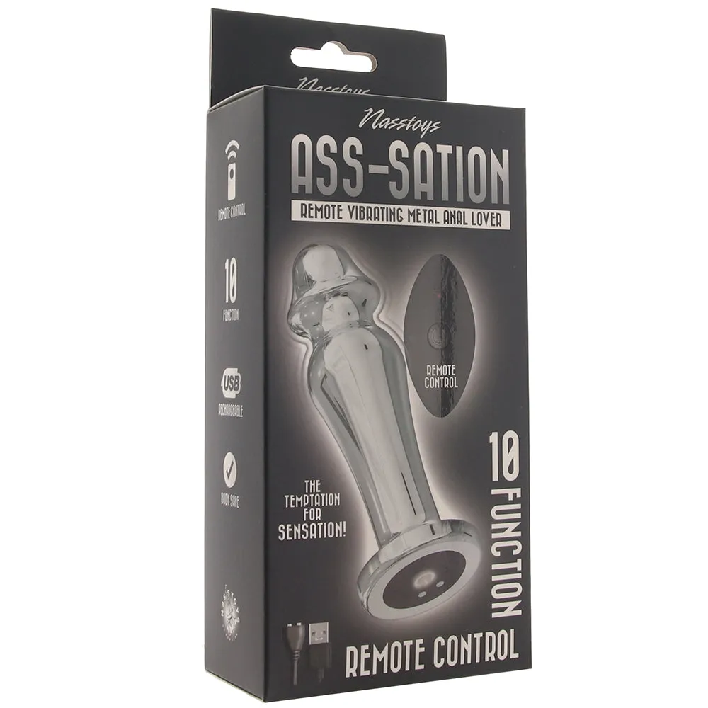 Ass-Sation Metal Anal Lover Vibe in Silver