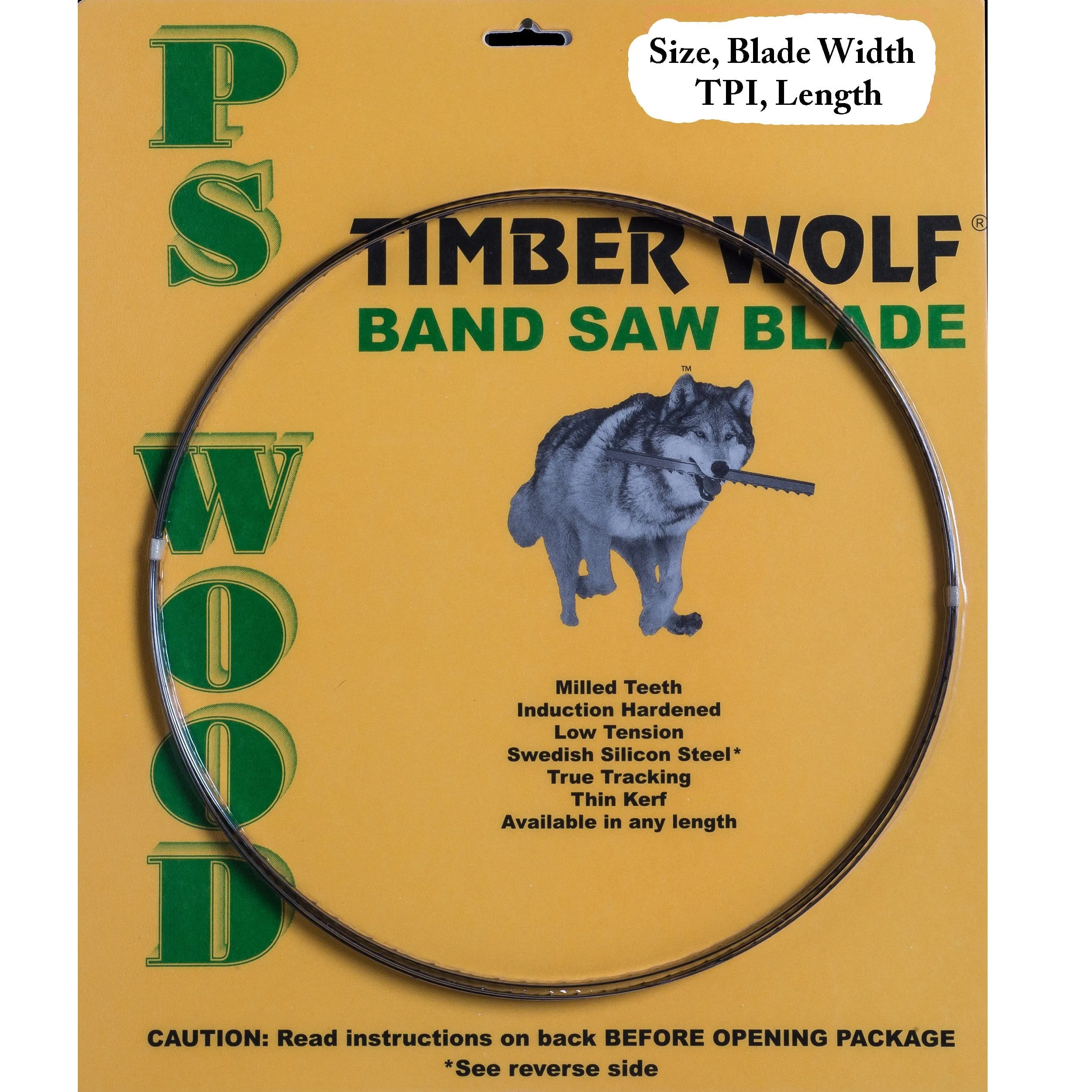 Bandsaw Blade - 116" x 3/4" x .025" x 3 TPI - Thin Positive Claw