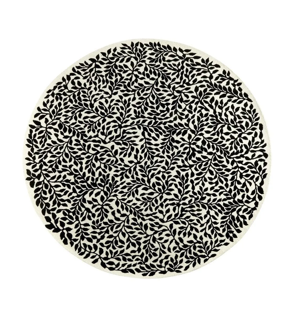 BOSQUET CARBONE wool round rug