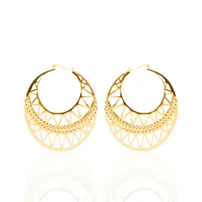 Braelynn 14k Braided Hoops