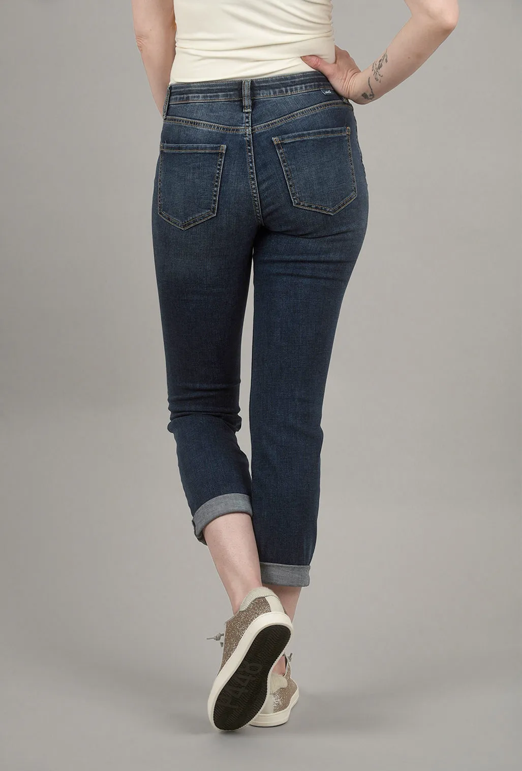 Carter Girlfriend Jeans, Thorne Blue