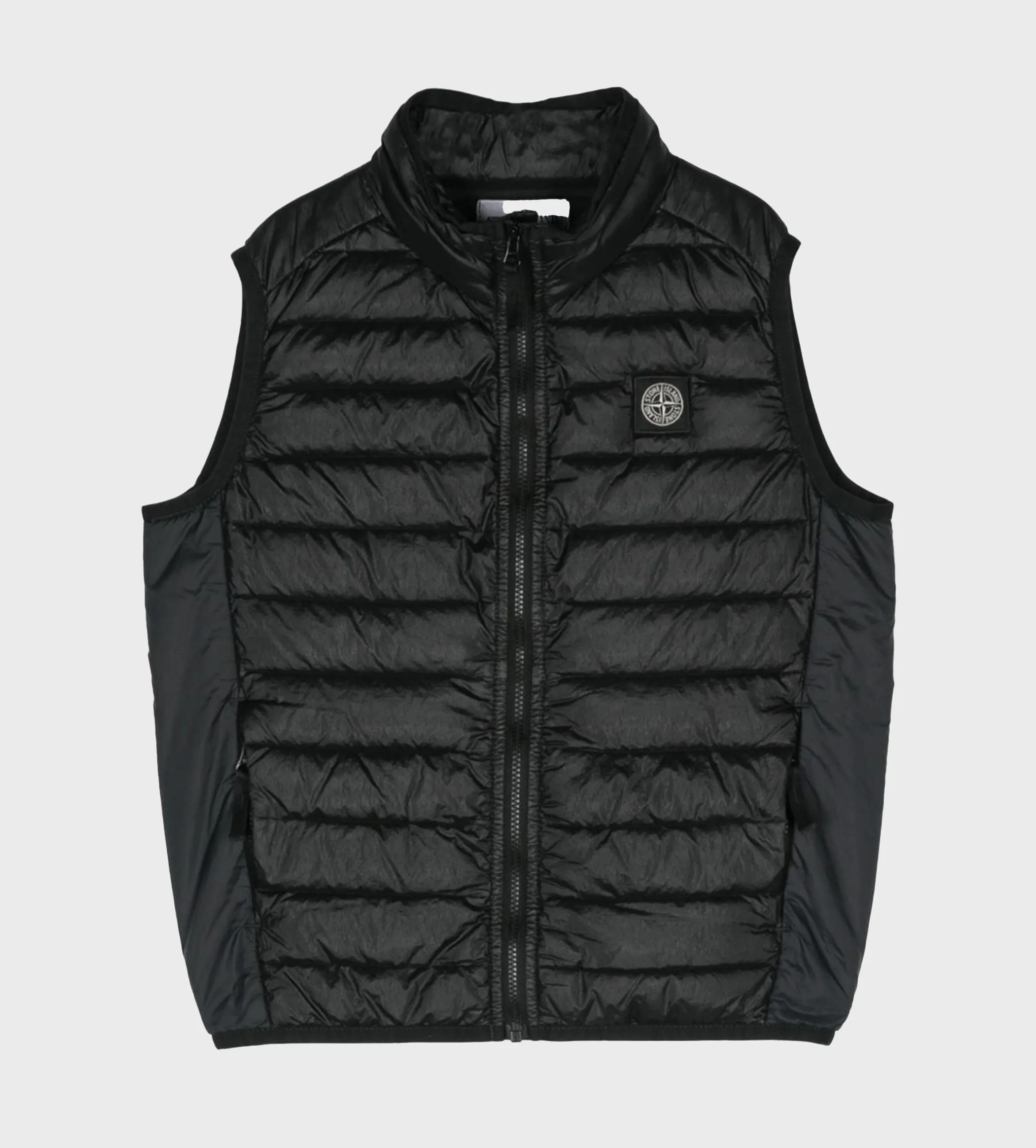 Compass Motif Gilet Black