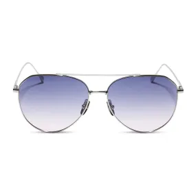 DIFF Charitable Eyewear Dash - Silver Lavender Rose Gradient - Non-Polarized Sunglasses