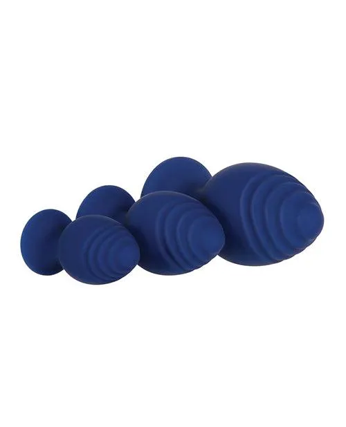 Evolved Get Your Groove On 3 Pc Silicone Anal Plug Set