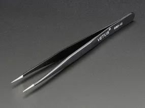 Fine tip straight tweezers - ESD safe