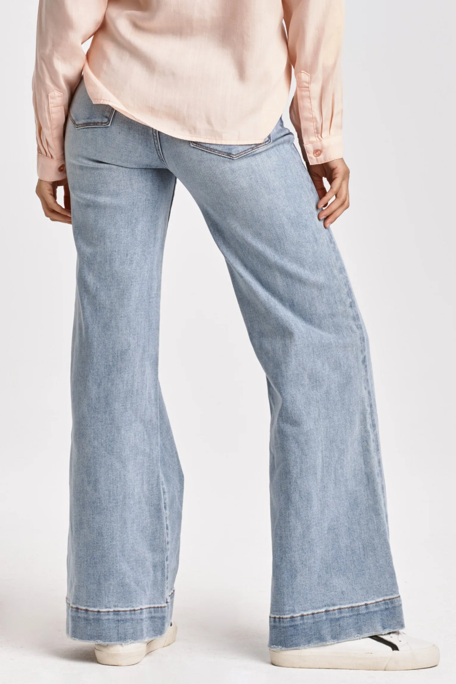 FIONA HIGH RISE WIDE LEG JEANS MONTILLA