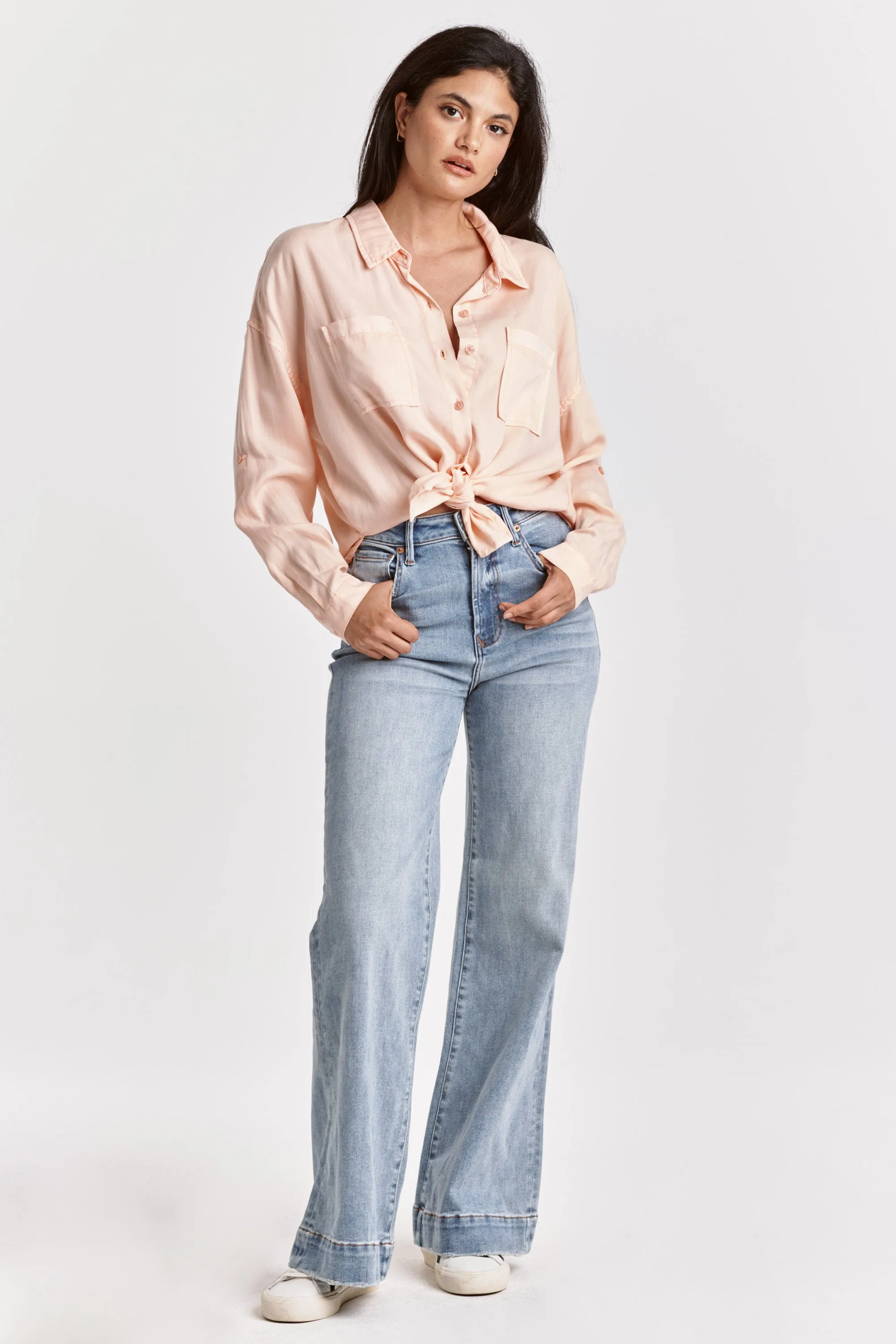 FIONA HIGH RISE WIDE LEG JEANS MONTILLA