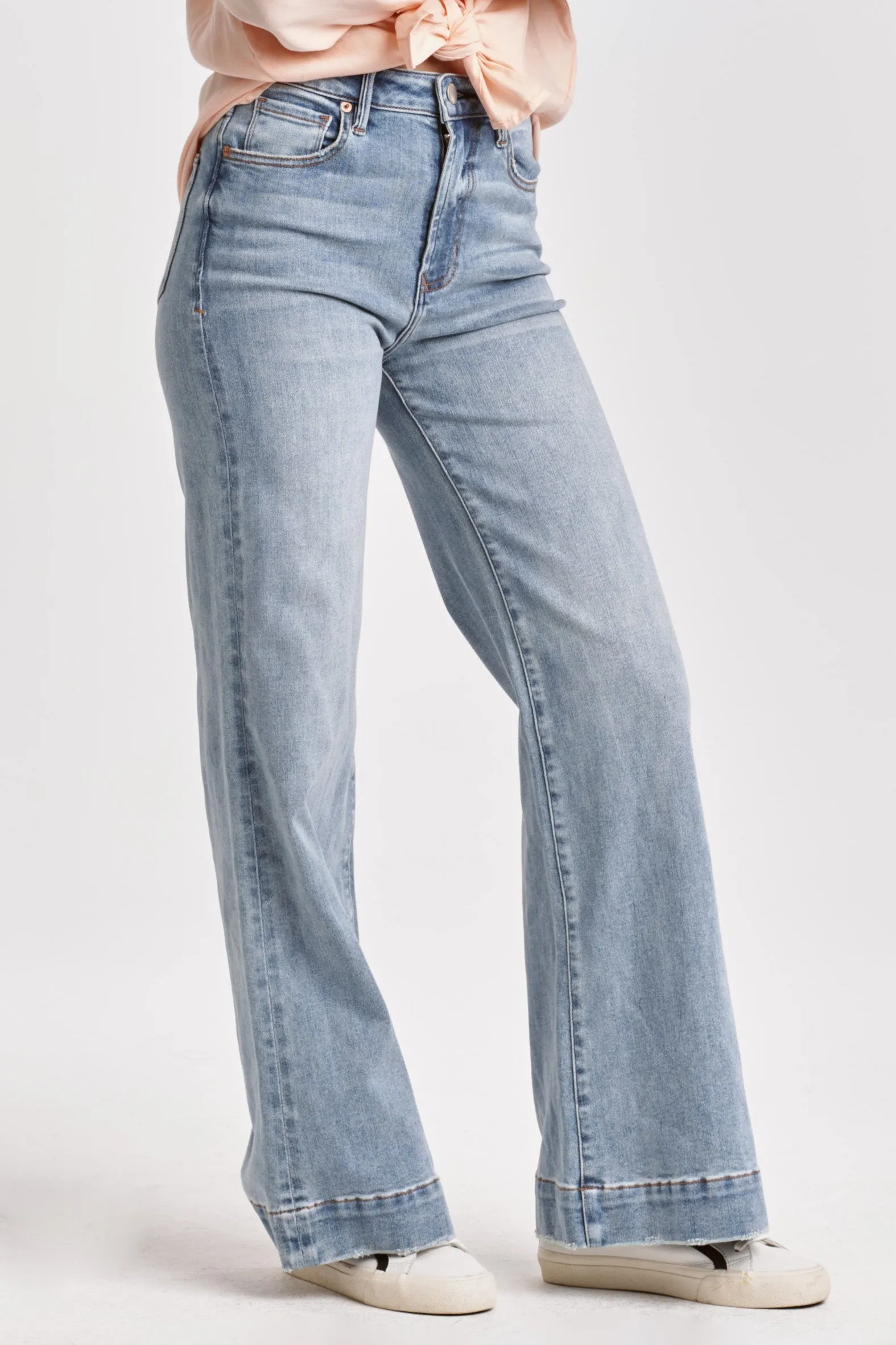 FIONA HIGH RISE WIDE LEG JEANS MONTILLA