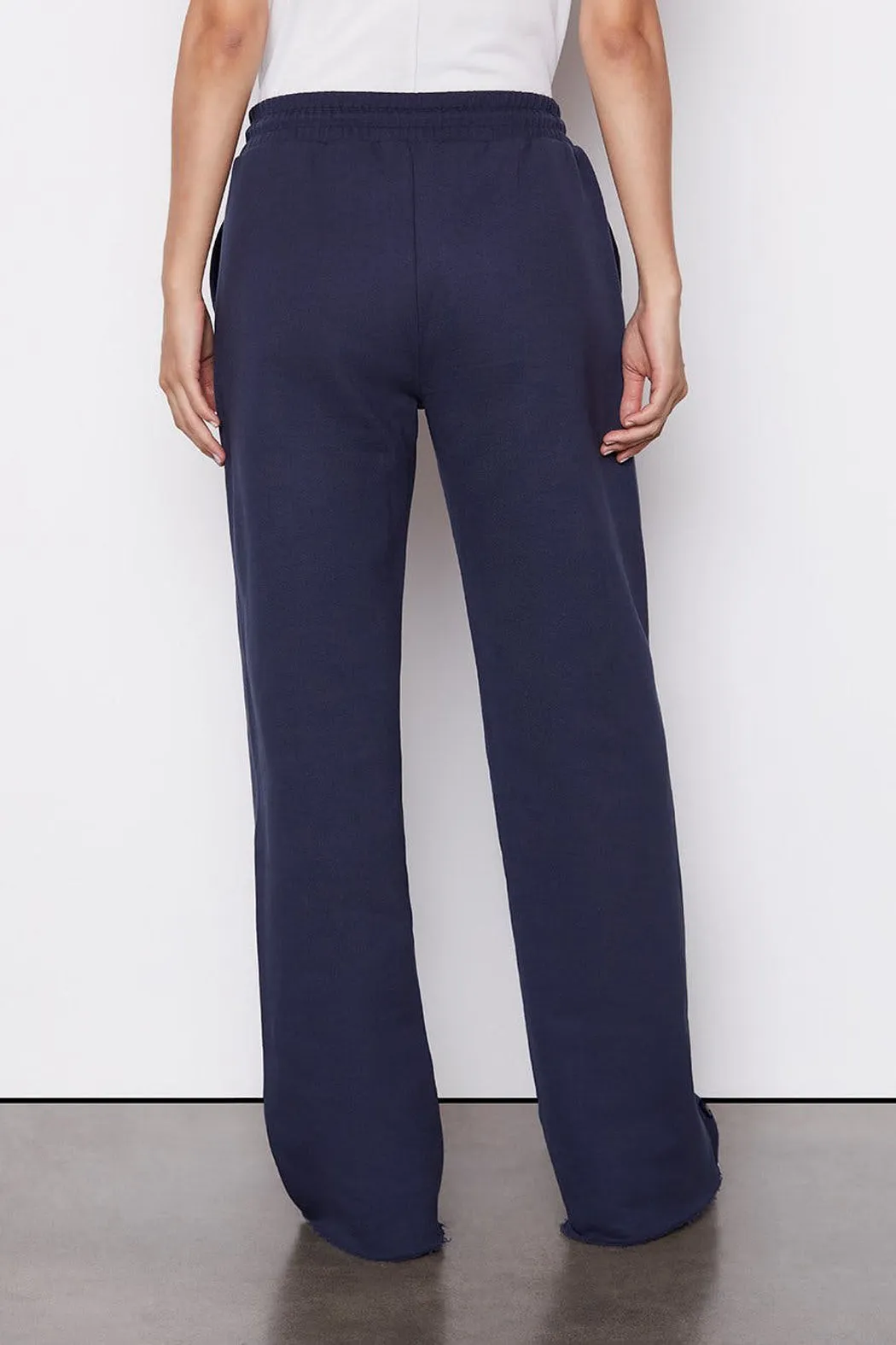 Frame - Wide Leg Sweatpant Navy