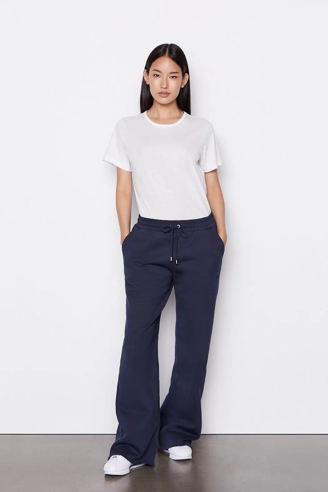 Frame - Wide Leg Sweatpant Navy