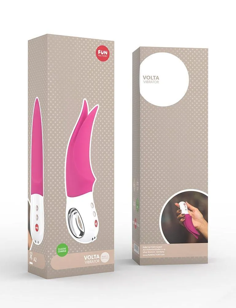 Fun Factory Volta Rechargeable Waterproof Vibrator, Blackberry