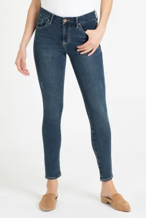 GISELE HIGH RISE ANKLE SKINNY JEANS BROOKLYN