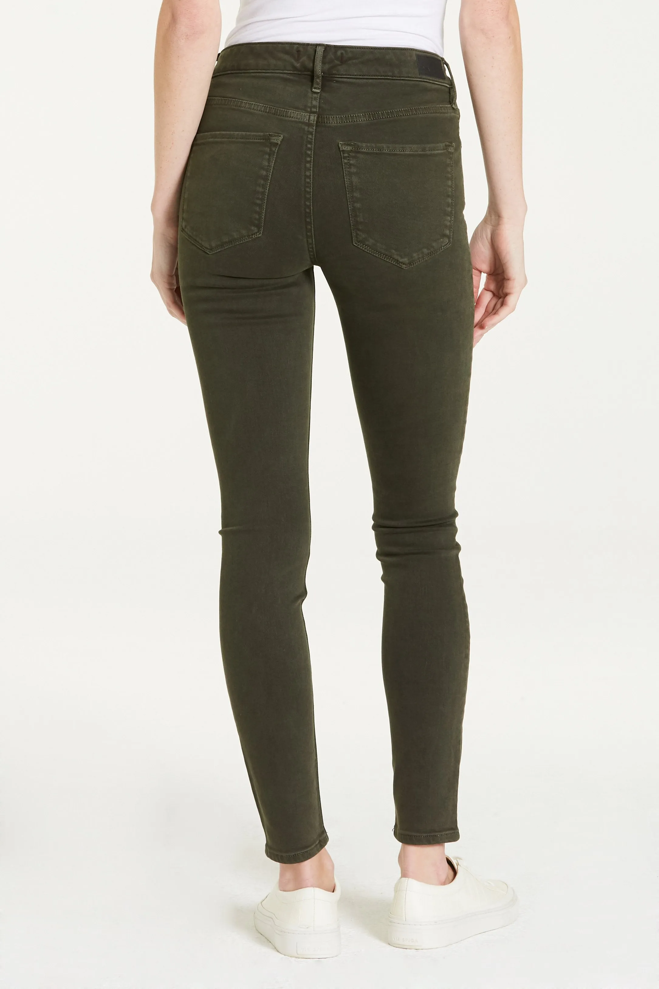 GISELE HIGH RISE ANKLE SKINNY PINE JEANS