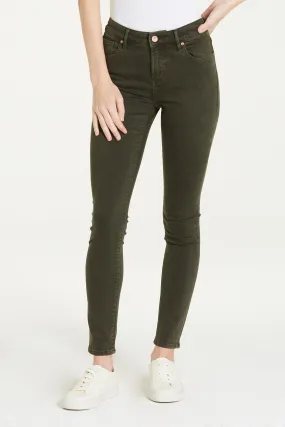 GISELE HIGH RISE ANKLE SKINNY PINE JEANS