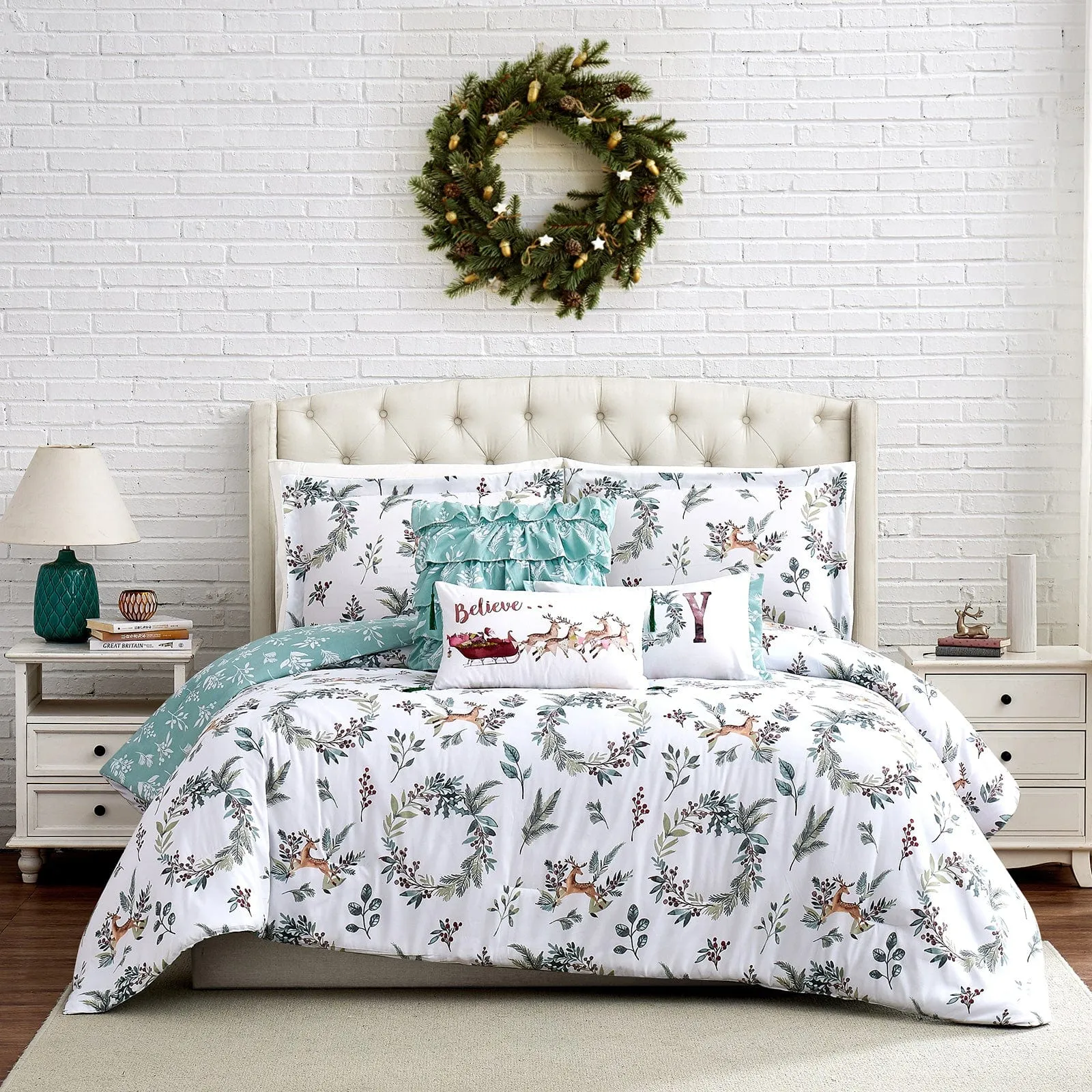 Happy Holidays 6-Piece Comforter Bedding Set