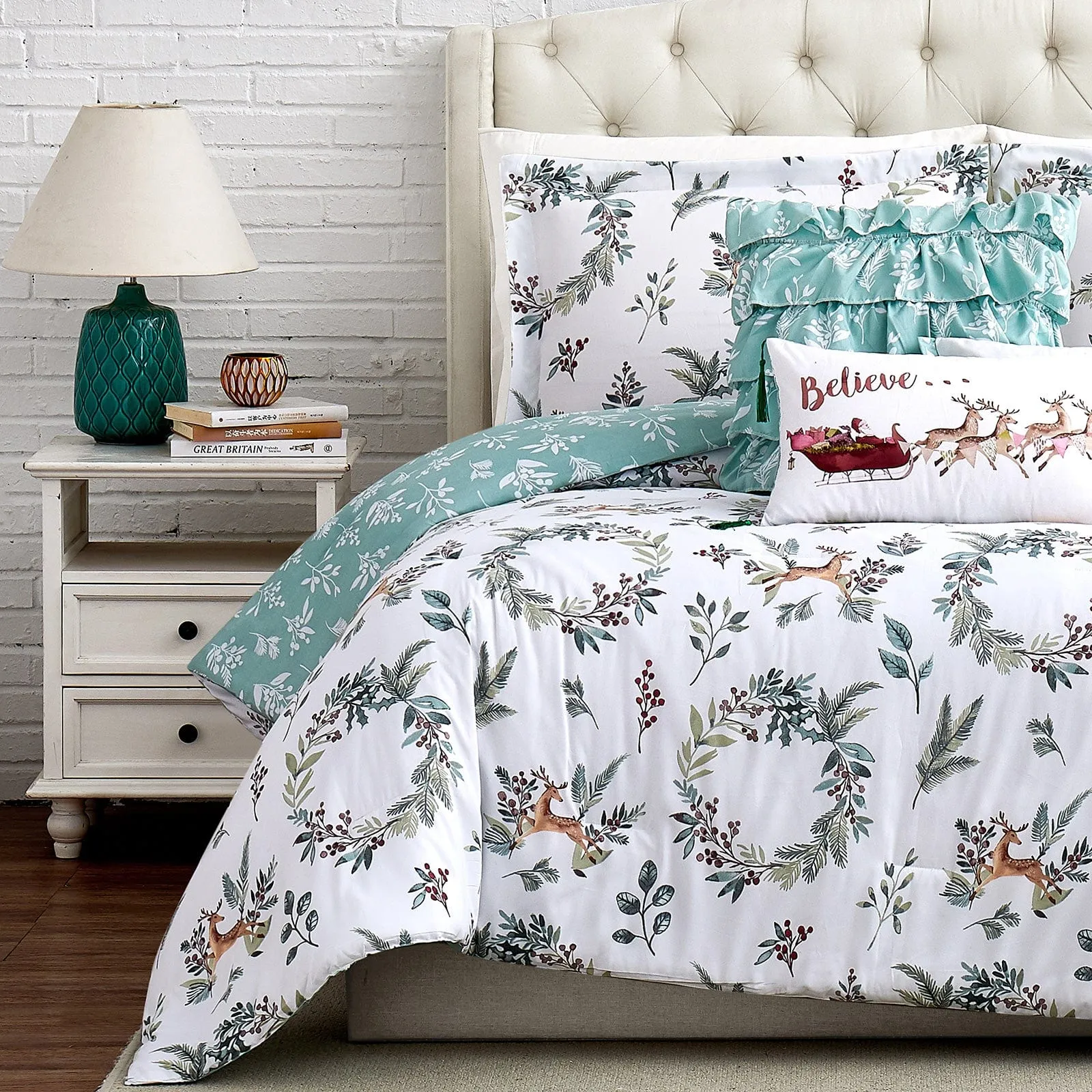 Happy Holidays 6-Piece Comforter Bedding Set