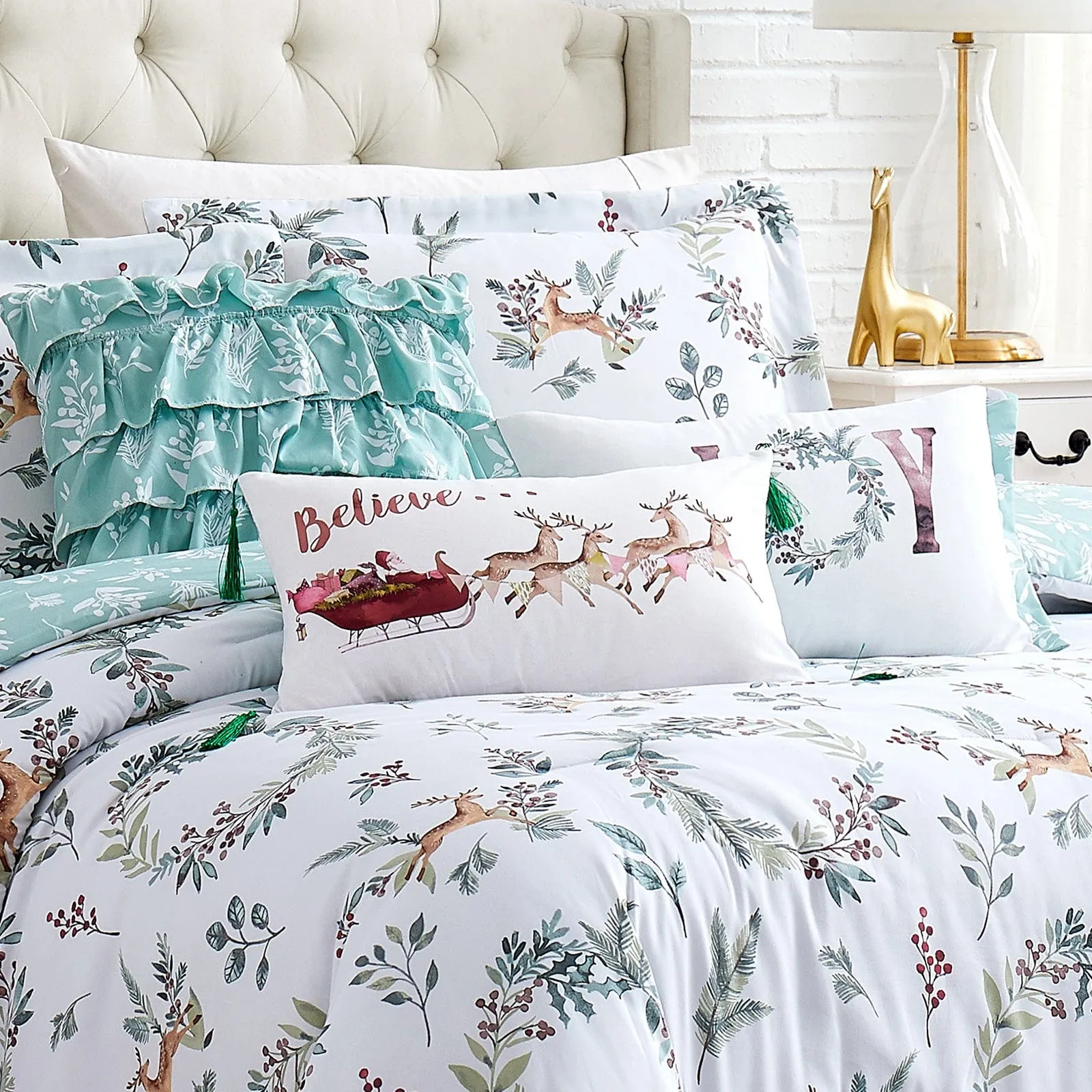 Happy Holidays 6-Piece Comforter Bedding Set