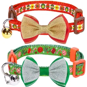 Holiday Fun Cat Collar, 2 Pack