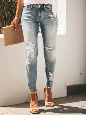 iForgirls Slim Fit Distressed Jeans