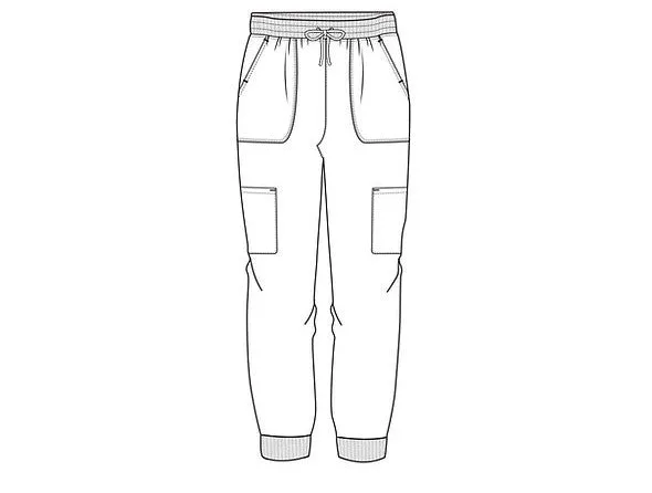 Jogger 4 Way Stretch Scrub Pants 1364