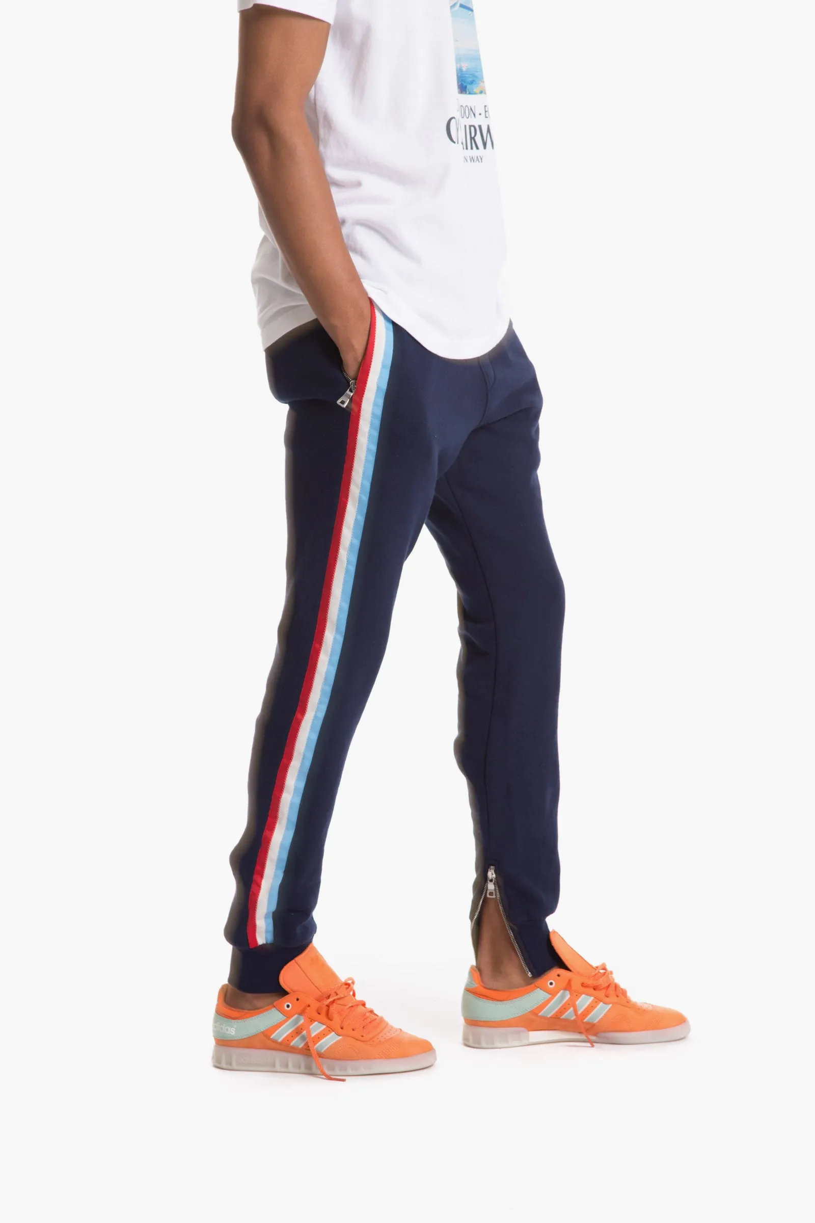 JOMO TRACK PANT (NAVY)