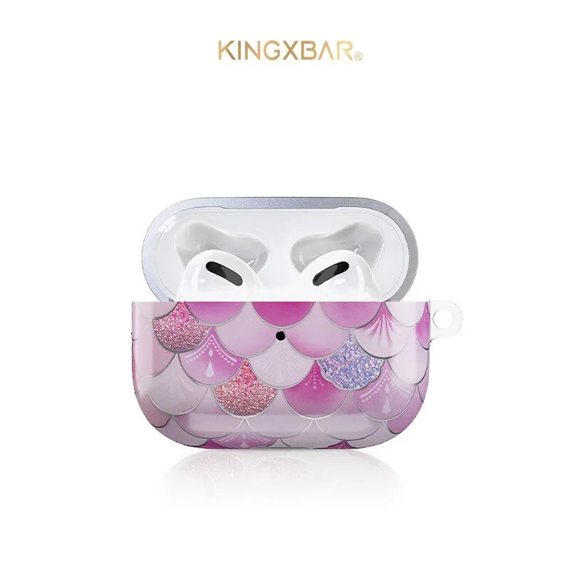 KINGXBAR Mermaid 3D Shockproof Apple AirPods Charging Case Cover