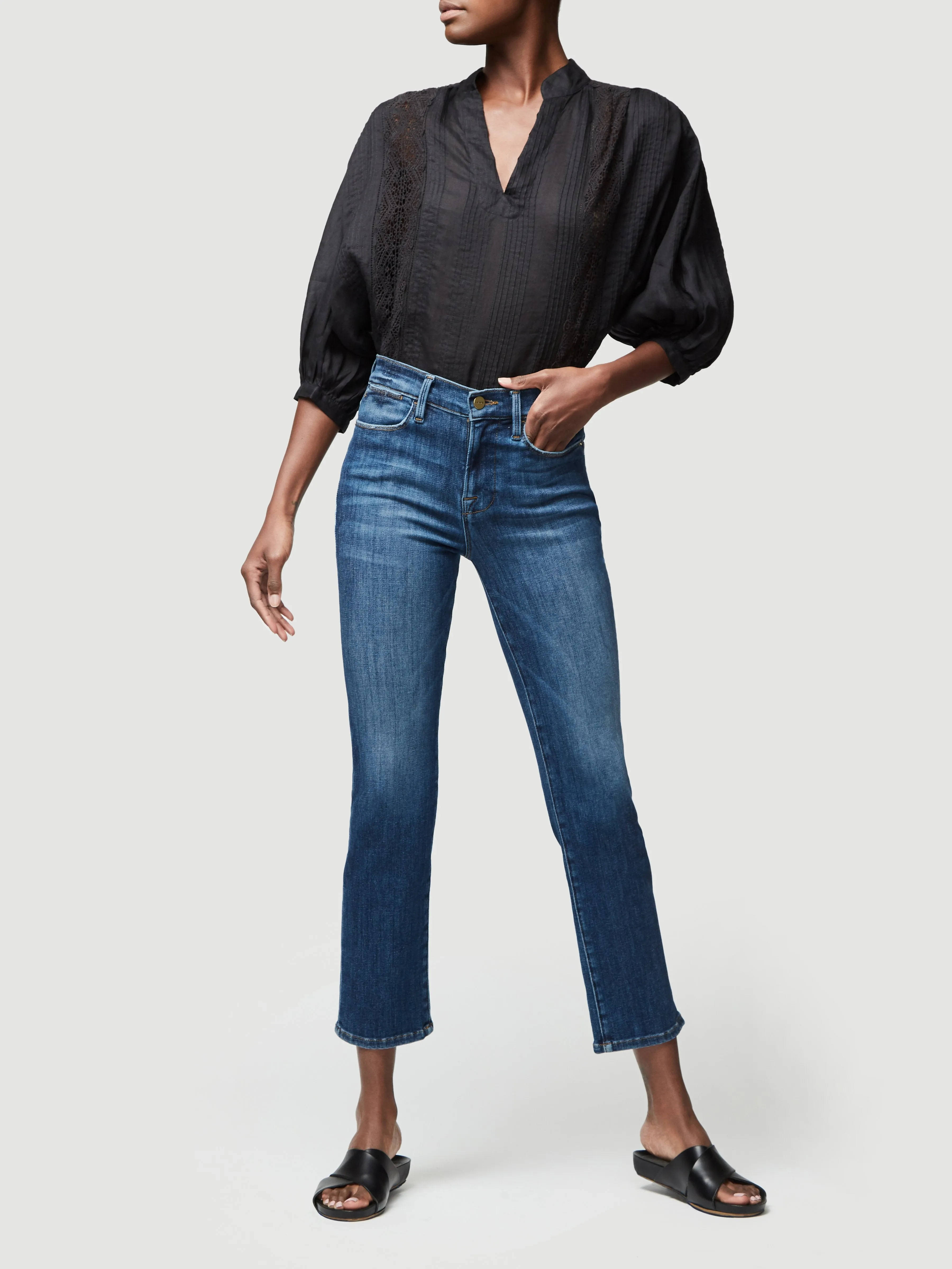 Le High Straight Leg Jeans - Bastia