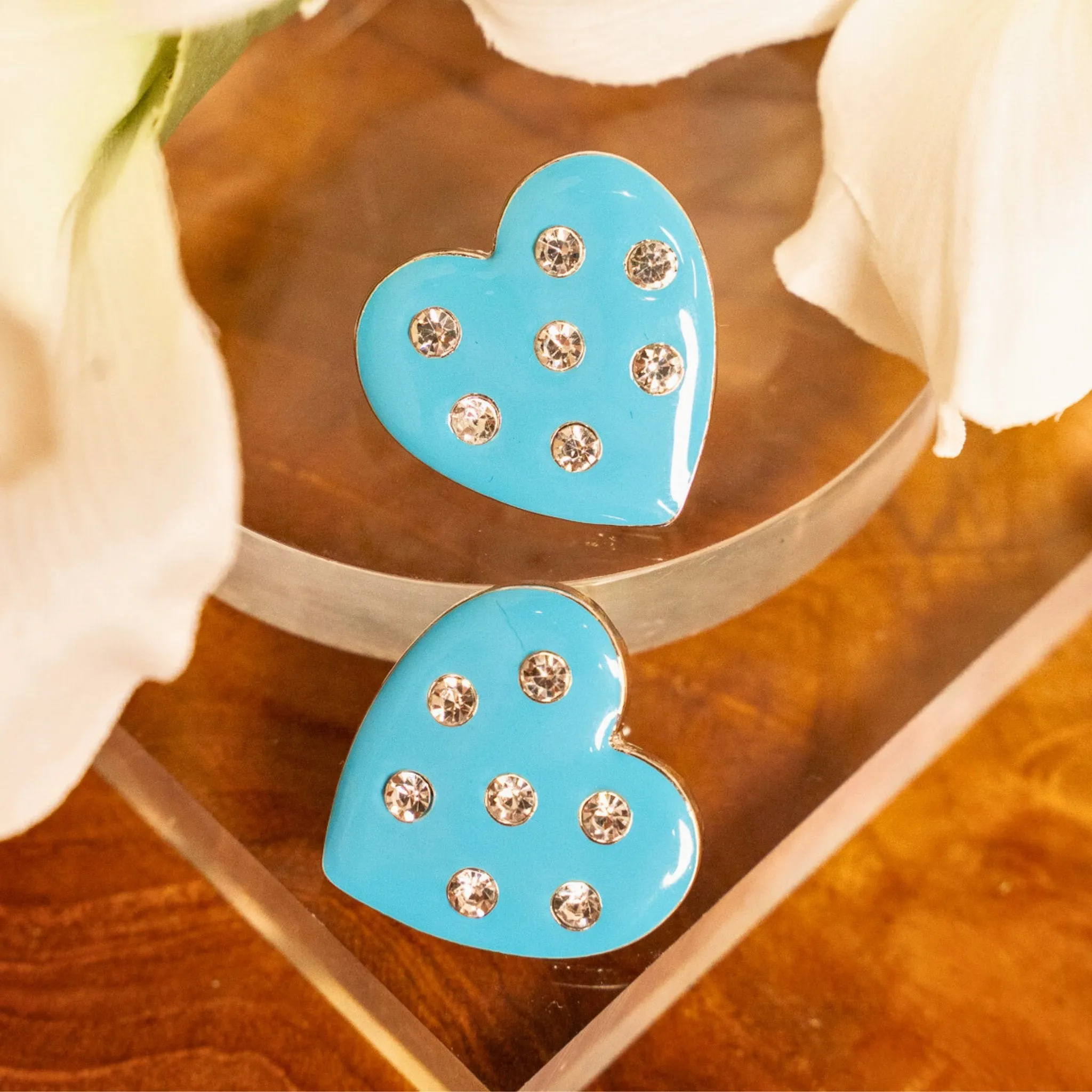 Lovebug Studs - Teal Mint