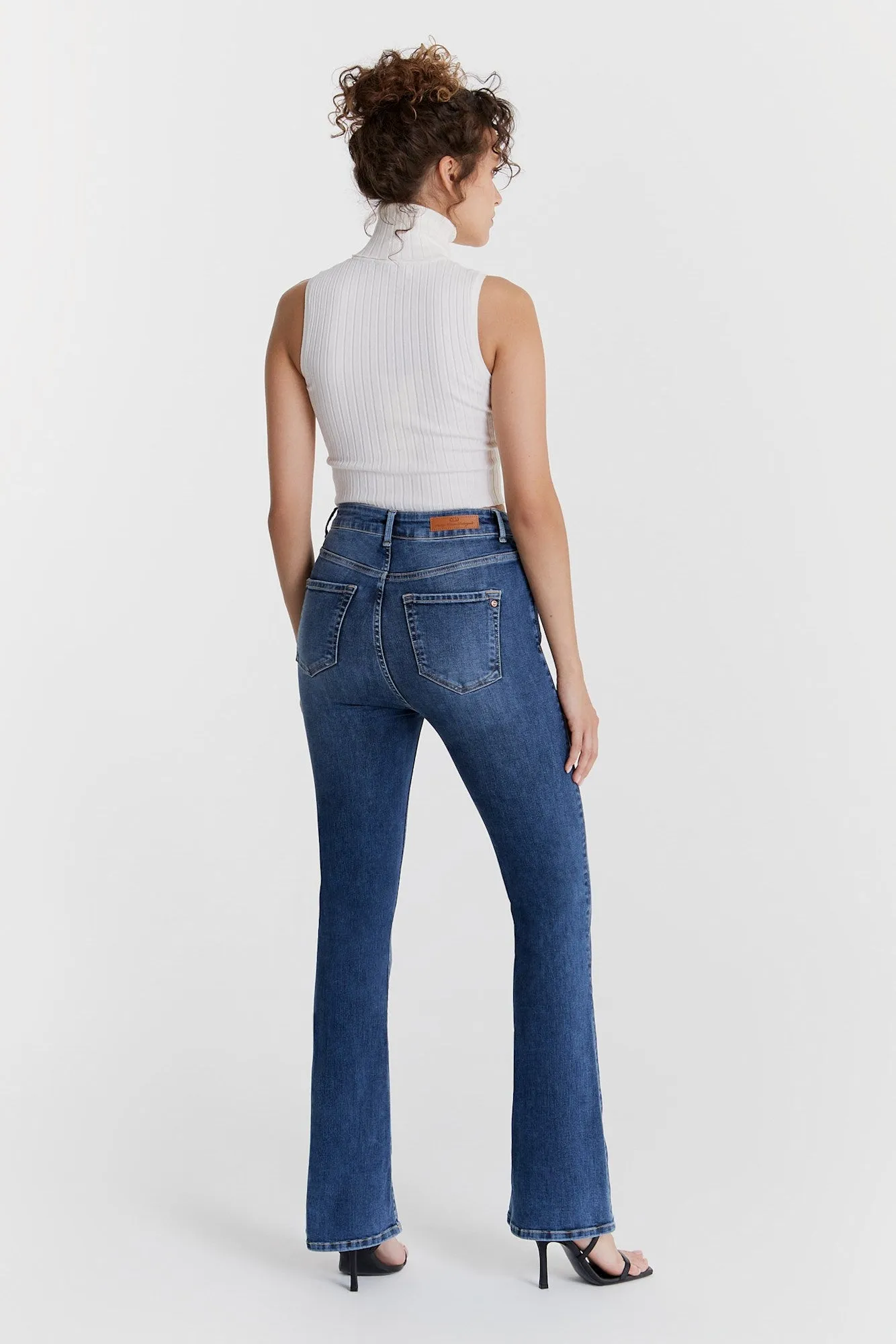 Matilda Ultra High Waist 5 Pocket Jeans Sapphire Blue