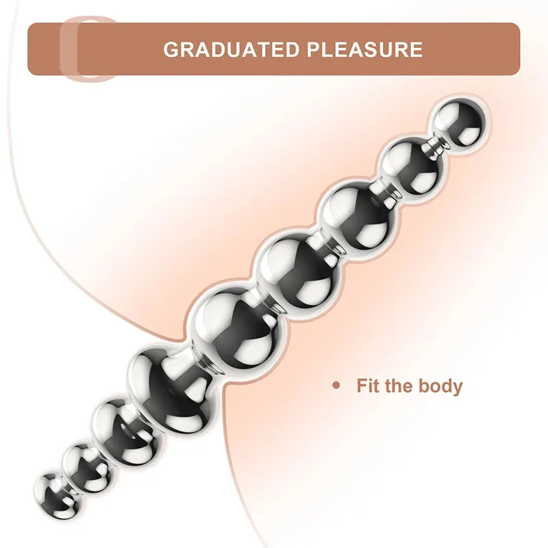 Metal Anal Trainer Butt Plug for Beginners