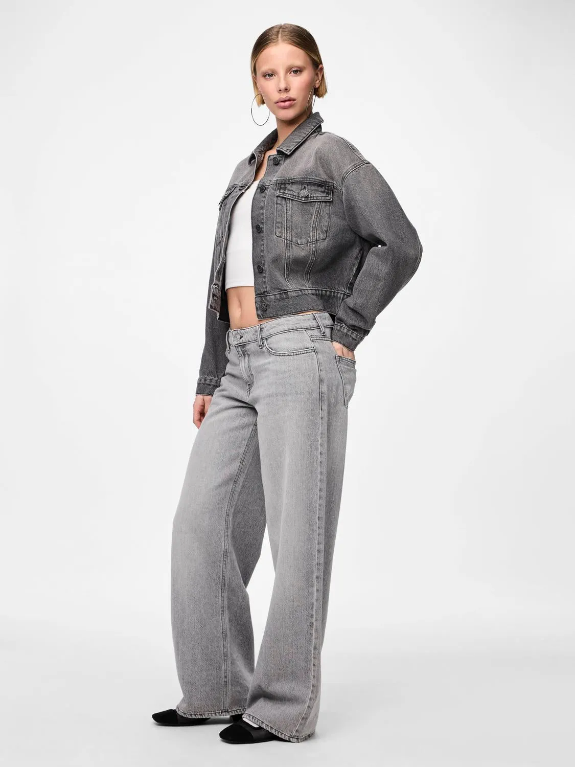 PCNOELLE Jeans - Grey Denim