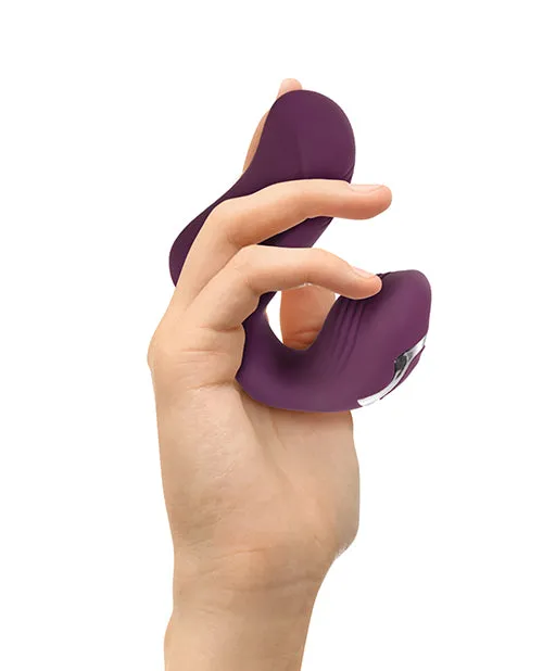 Purple Rechargeable Evolved Helping Hand Adult Vibrator