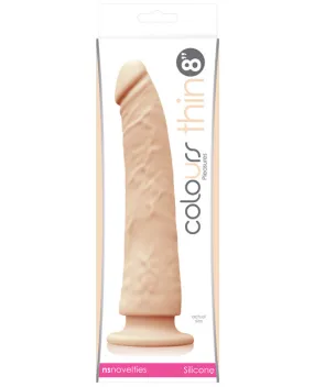 "Colours Pleasures Thin 8"" Dildo"