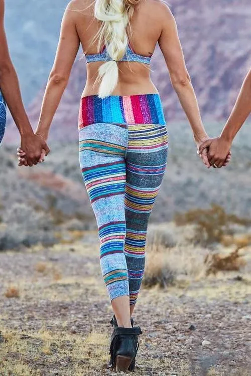 Stripe High Waist Leggings