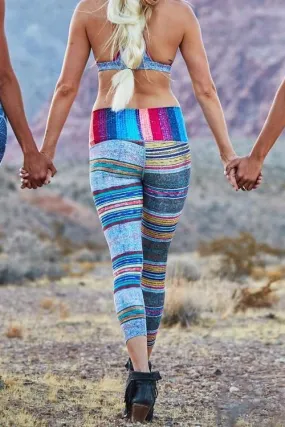 Stripe High Waist Leggings