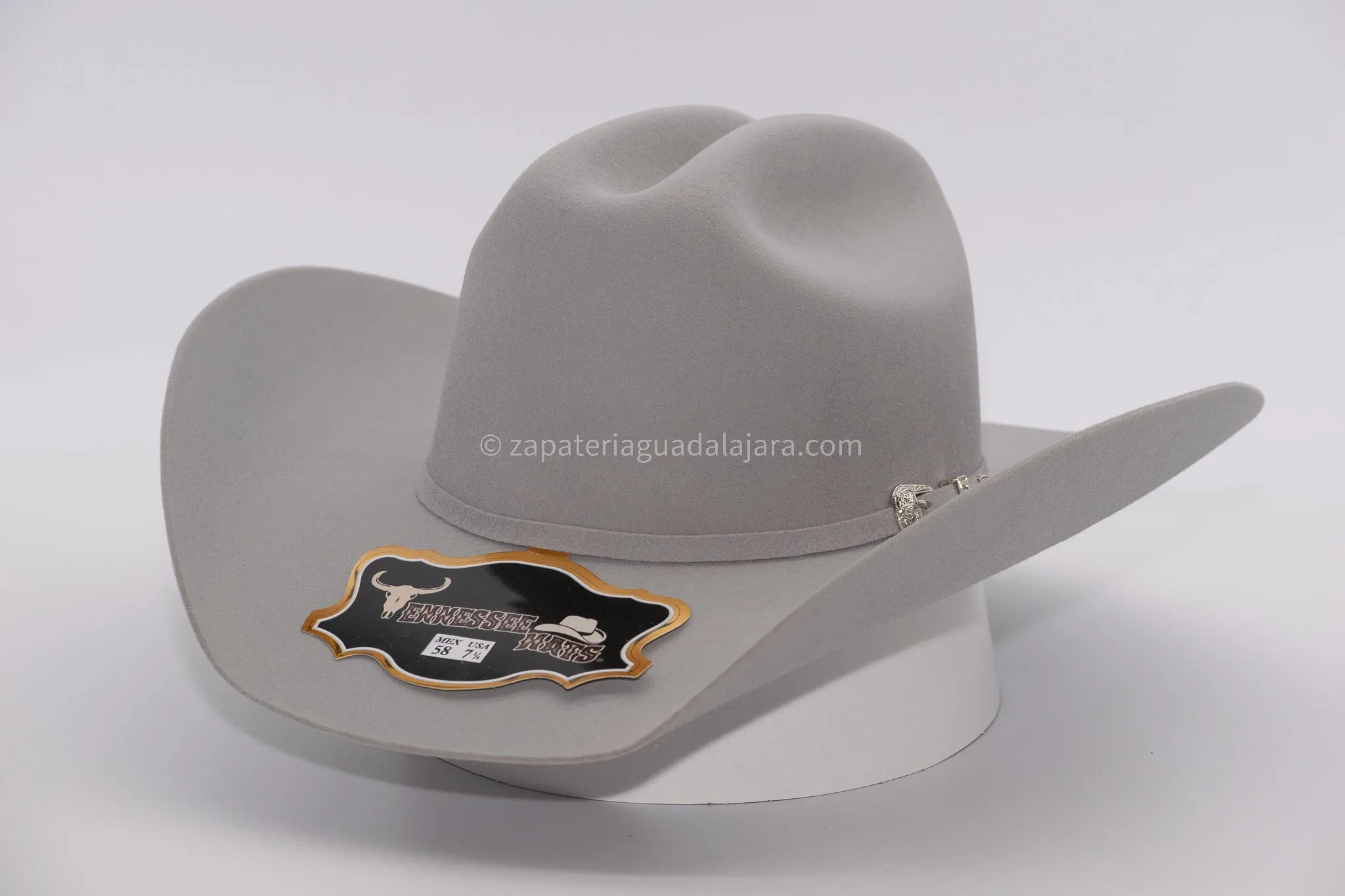 TENNESSEE 100X FELT HAT TEXAS GREY PLATINUM