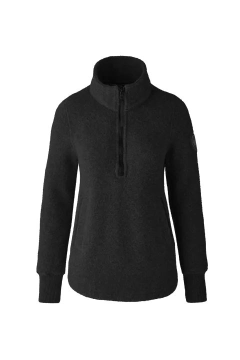 Womens Severn ½ Zip Sweater Black Label