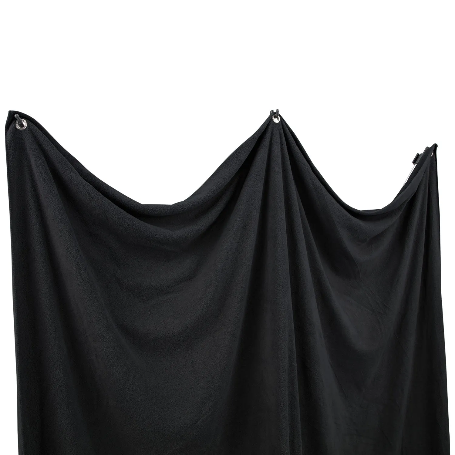 X-Drop Pro Wrinkle-Resistant Sweep Backdrop - Rich Black (8' x 13')